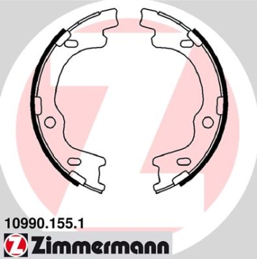 Zimmermann Brake Shoe Set for HYUNDAI i30 (FD) rear / parking brake