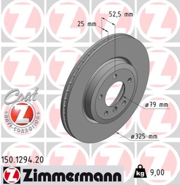Zimmermann Brake Disc for BMW 3 (E46) front