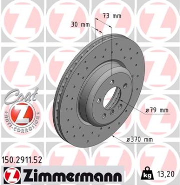 Zimmermann Sport Brake Disc for BMW 3 (F30, F80) front