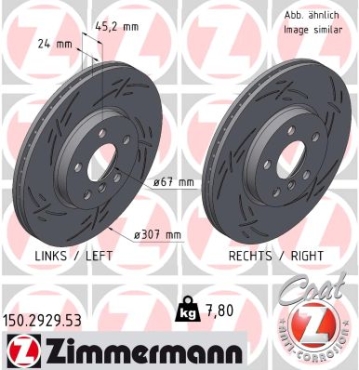 Zimmermann Sport Brake Disc for MINI MINI CLUBMAN (F54) front
