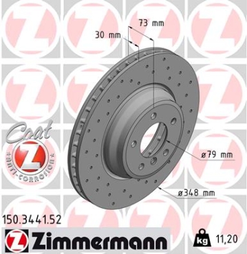 Zimmermann Sport Brake Disc for BMW 3 (E90) front