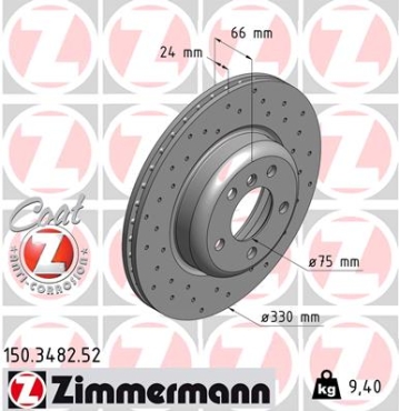Zimmermann Sport Brake Disc for BMW 5 Touring (F11) front