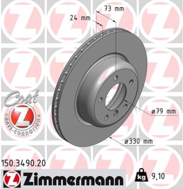 Zimmermann Brake Disc for BMW Z4 Roadster (E89) front