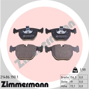 Zimmermann Brake pads for BMW 5 (E39) front