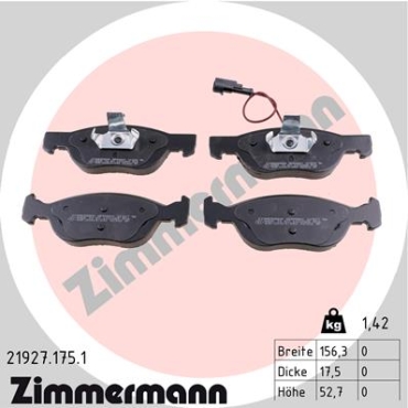 Zimmermann Brake pads for FIAT BRAVA (182_) front