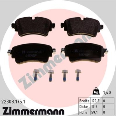 Zimmermann Brake pads for AUDI A5 (F53) rear