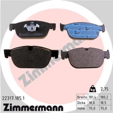 Zimmermann Brake pads for VOLVO XC90 II (256) front
