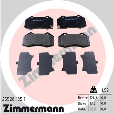 Zimmermann Brake pads for MAZDA MX-5 IV (ND) front