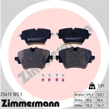 Zimmermann Brake pads for MINI MINI COUNTRYMAN (F60) front