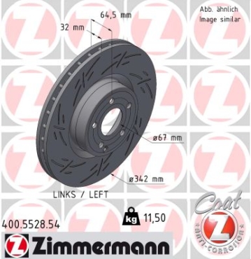 Zimmermann Sport Brake Disc for MERCEDES-BENZ SL (R231) front left
