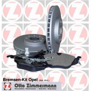 Zimmermann Brake Kit for OPEL ZAFIRA A Großraumlimousine (T98) rear