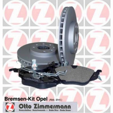 Zimmermann Brake Kit for CHEVROLET AVEO Schrägheck (T300) front