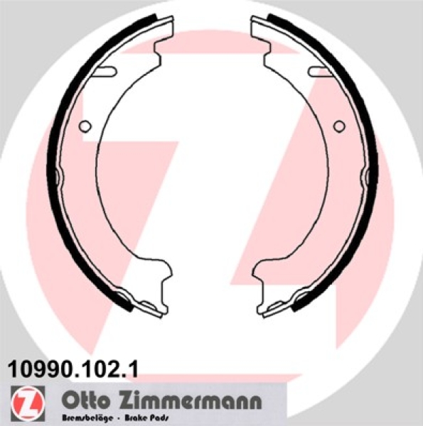 Zimmermann Bremsbackensatz für VOLVO V70 I (875, 876) hinten / Feststellbremse