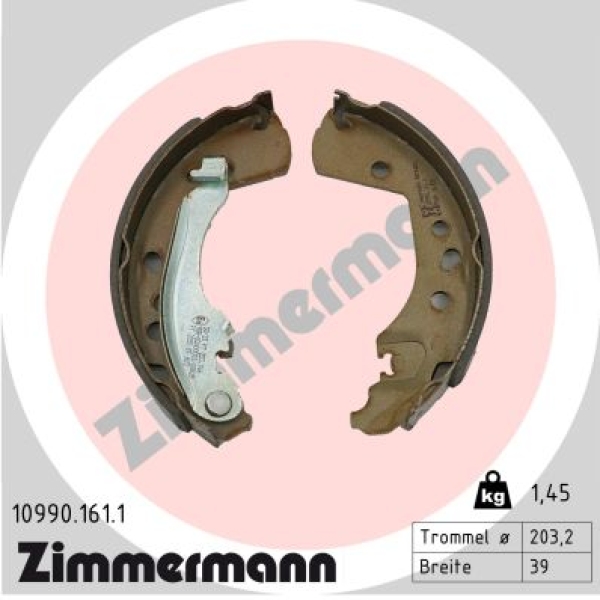 Zimmermann Bremsbackensatz für FIAT 500e (332_) hinten