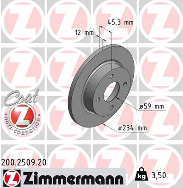 2x Brake Discs Pair Solid fits NISSAN MICRA K11 1.0 Front 92 to 03 CG10DE 234mm 