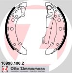 Zimmermann Brake Shoe Set for VW POLO CLASSIC (6V2) rear