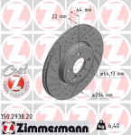 Zimmermann Brake Disc for MINI MINI CLUBVAN (R55) front