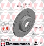 Zimmermann Sport Brake Disc for BMW X3 (G01, F97) rear