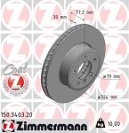 Zimmermann Brake Disc for BMW 5 (E60) front