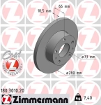 Zimmermann Brake Disc for FIAT DUCATO Kasten (230_) front