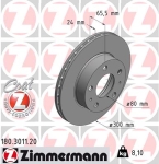 Zimmermann Brake Disc for PEUGEOT BOXER Bus (244, Z_) front