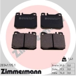 Zimmermann Brake pads for MERCEDES-BENZ SL Coupe (C107) front