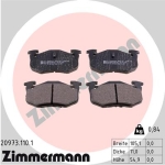 Zimmermann Brake pads for CITROËN SAXO (S0, S1) rear