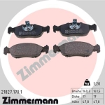 Zimmermann Bremsbeläge für PEUGEOT 106 I (1A, 1C) vorne