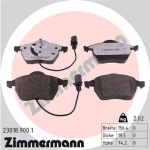 Zimmermann rd:z Brake pads for AUDI A4 Cabriolet (8H7, B6, 8HE, B7) front