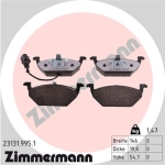 Zimmermann rd:z Brake pads for SEAT LEON (1P1) front