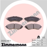 Zimmermann Brake pads for DAEWOO ESPERO (KLEJ) front
