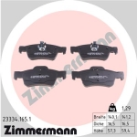 Zimmermann Bremsbeläge für MERCEDES-BENZ S-KLASSE Coupe (C216) hinten