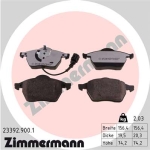 Zimmermann rd:z Bremsbeläge für SEAT TOLEDO II (1M2) vorne