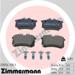 Zimmermann Brake pads for SEAT IBIZA IV (6J5, 6P1) rear