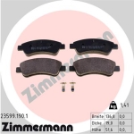 Zimmermann Bremsbeläge für PEUGEOT 206 Schrägheck (2A/C) vorne