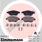 Zimmermann Brake pads for PEUGEOT 207 SW (WK_) front