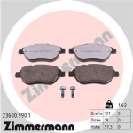 Zimmermann rd:z Brake pads for PEUGEOT 207 (WA_, WC_) front