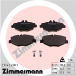 Zimmermann Brake pads for MERCEDES-BENZ E-KLASSE (W211) front