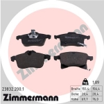 Zimmermann Brake pads for OPEL MERIVA B Großraumlimousine (S10) front