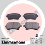Zimmermann Brake pads for AUDI A8 (4E2, 4E8) rear