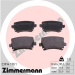 Zimmermann Brake pads for SEAT ALTEA XL (5P5, 5P8) rear