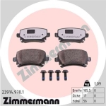 Zimmermann rd:z Brake pads for SEAT LEON ST (5F8) rear
