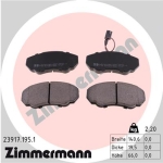 Zimmermann Bremsbeläge für CITROËN JUMPER Pritsche/Fahrgestell (244) vorne