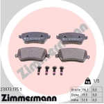 Zimmermann Brake pads for MERCEDES-BENZ CITAN Mixto (415) front