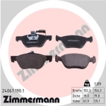 Zimmermann Brake pads for ALFA ROMEO 155 (167_) front