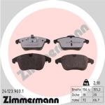 Zimmermann rd:z Brake pads for FORD GALAXY (WM) front