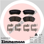 Zimmermann Brake pads for HYUNDAI ACCENT III (MC) rear