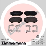 Zimmermann Brake pads for OPEL INSIGNIA A (G09) front