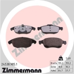 Zimmermann rd:z Brake pads for CITROËN DS4 front