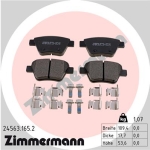 Zimmermann Brake pads for SEAT LEON (5F1) rear